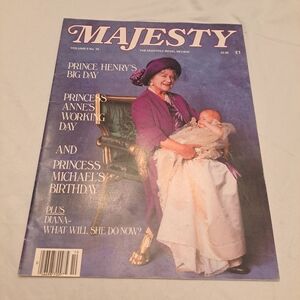 Majesty Magazine Volume 5 No 10 February 1985 Printed In England Royal Family